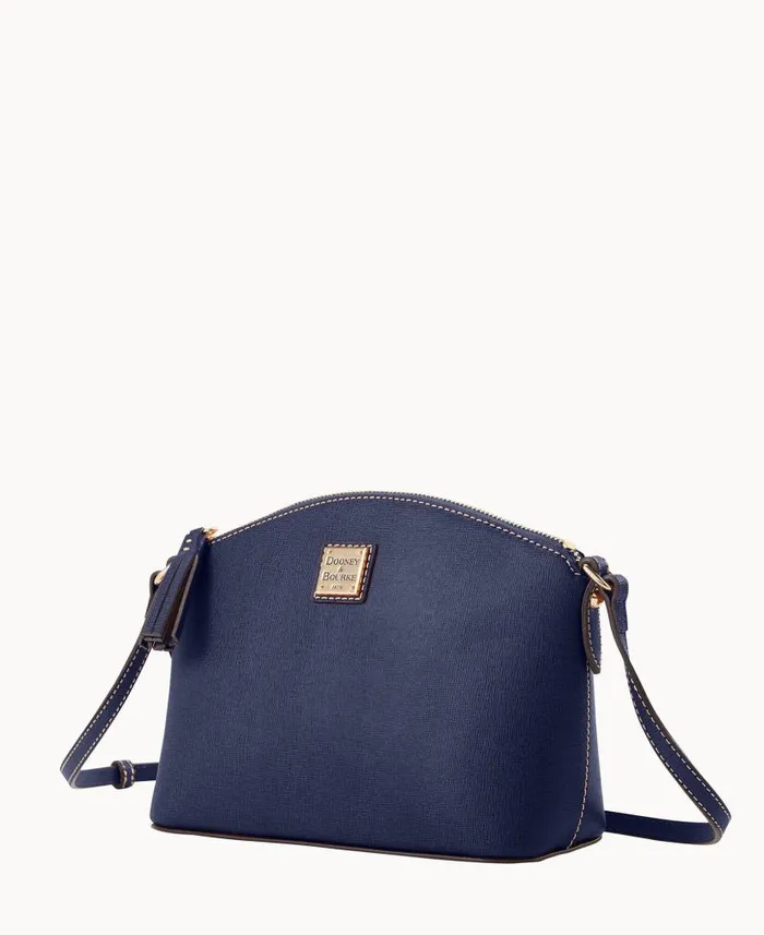 Saffiano Robin Crossbody Marine Woman Dooney and Bourke Crossbodies Saffiano Robin Crossbody Marine Woman Dooney and Bourke Crossbodies
