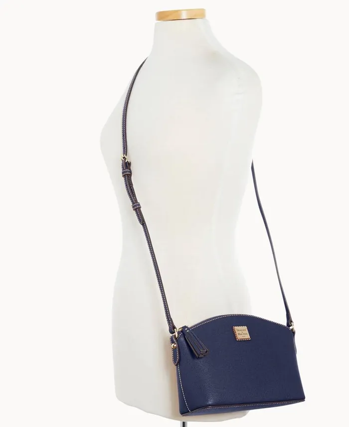 Saffiano Robin Crossbody Marine Woman Dooney and Bourke Crossbodies Saffiano Robin Crossbody Marine Woman Dooney and Bourke Crossbodies