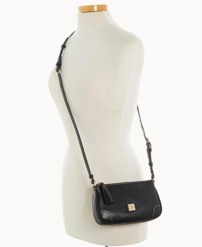 Saffiano Slim Crossbody Black Woman Dooney and Bourke Crossbodies Saffiano Slim Crossbody Black Woman Dooney and Bourke Crossbodies