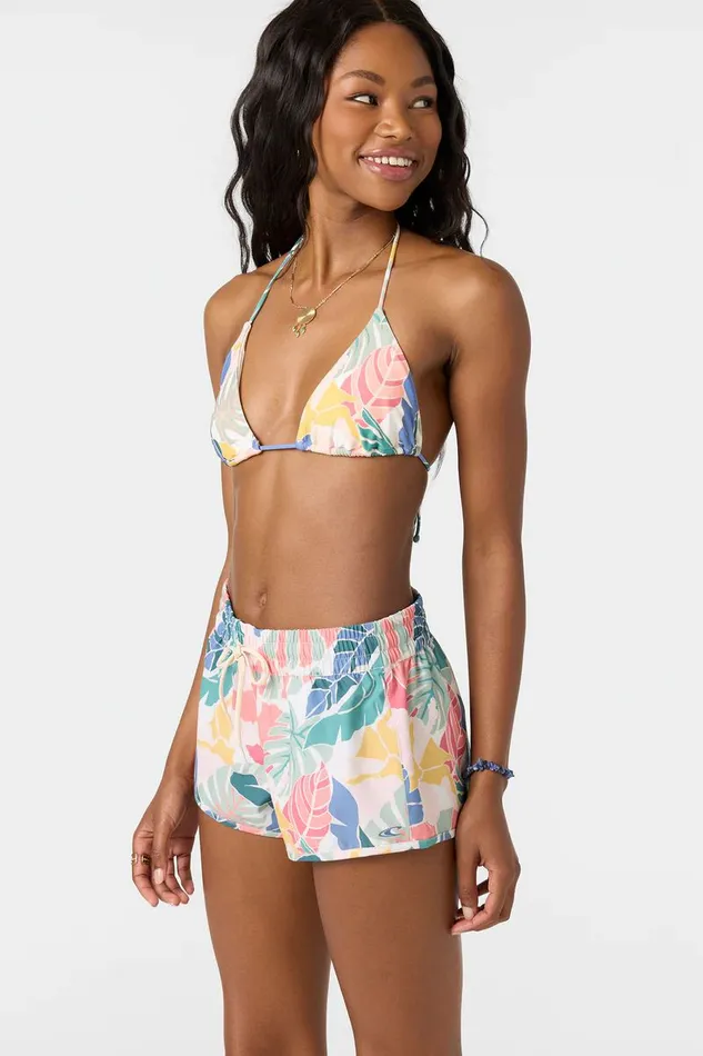 SALTWATER ESSENTIALS BALBOA PRINTED 2034 ELASTIC BOARDSHORTS Women O039NEILL Swim