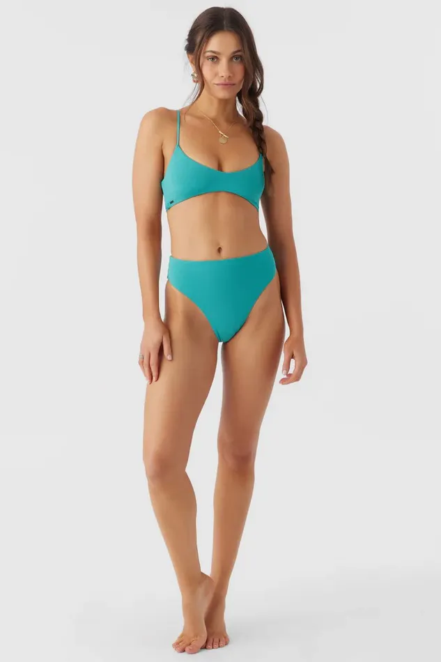 SALTWATER SOLIDS HUNTINGTON BRALETTE TOP Latigo Bay Women O039NEILL Sale
