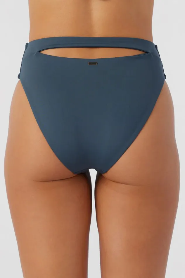 SALTWATER SOLIDS MAX HIGH WAIST FULL BOTTOMS Slate Women O039NEILL Collections