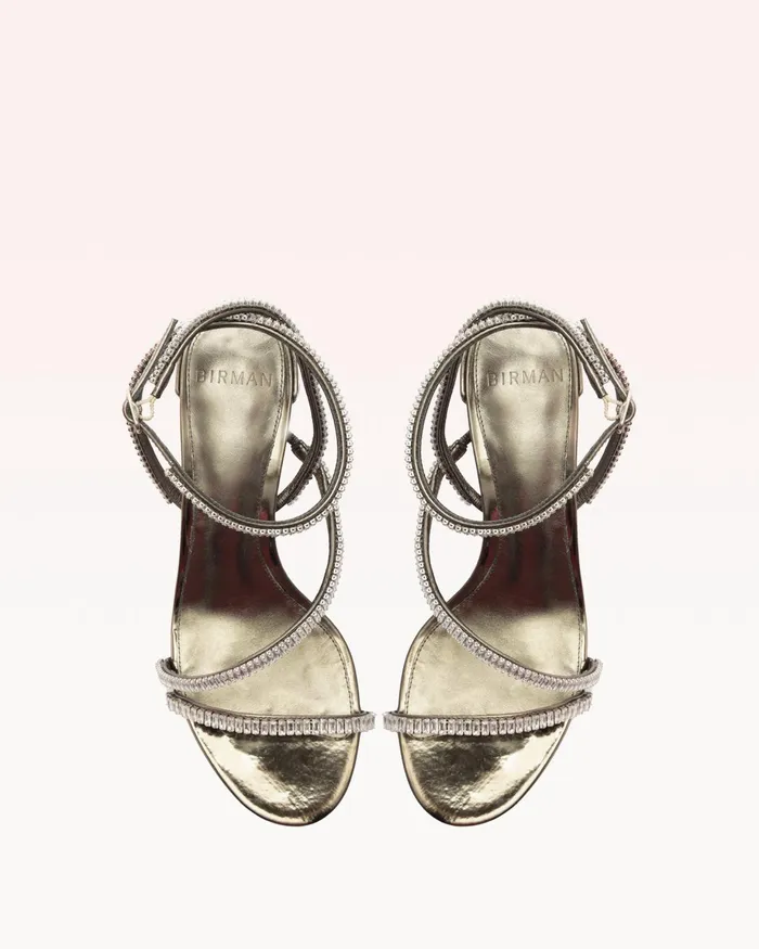 Sandals Women Alexandre Birman Leah Zircone 70 Pewter