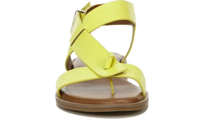 Sandals Women Franco Sarto Franco Glenni Sandal Limeade Snake Faux Leather