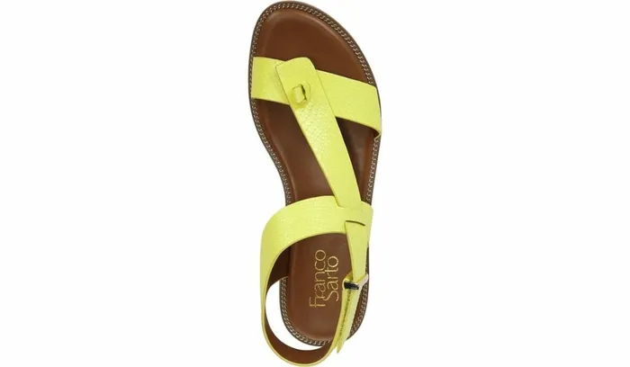 Sandals Women Franco Sarto Franco Glenni Sandal Limeade Snake Faux Leather