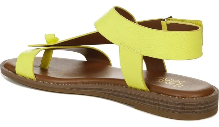Sandals Women Franco Sarto Franco Glenni Sandal Limeade Snake Faux Leather