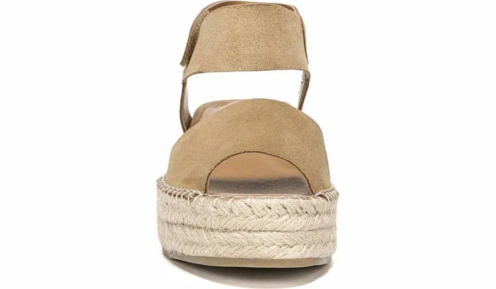 Sandals Women Franco Sarto Sarto Oak Espadrille Sandal Toasted Barley Suede