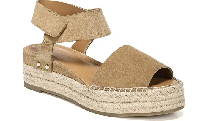 Sandals Women Franco Sarto Sarto Oak Espadrille Sandal Toasted Barley Suede Sandals Women Franco Sarto Sarto Oak Espadrille Sandal Toasted Barley Suede