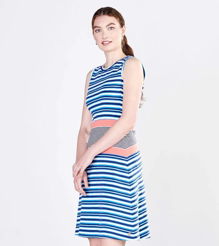Sarah Dress 8211 Sunrise Stripes Hatley