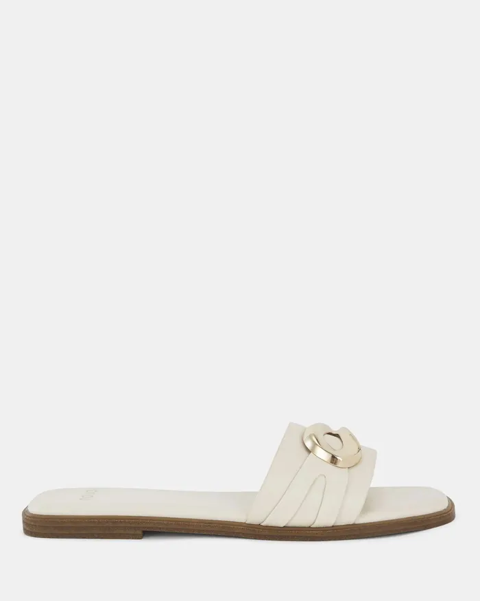 SCARLETTE CREAM Sandals Slides NOVO Shoes Women