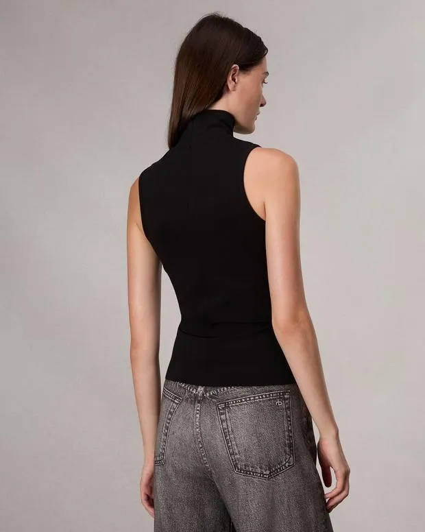 Shirts and Tops Women Rag and Bone Irina Turtleneck Tank Black