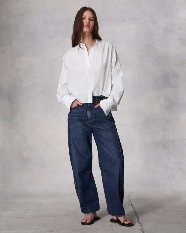Shirts and Tops Women Rag and Bone Martha Cotton Poplin Shirt White