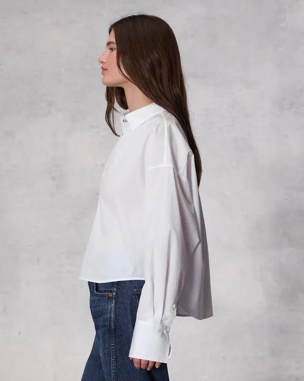 Shirts and Tops Women Rag and Bone Martha Cotton Poplin Shirt White