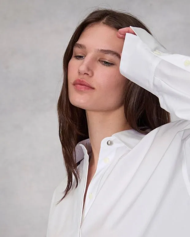 Shirts and Tops Women Rag and Bone Martha Cotton Poplin Shirt White