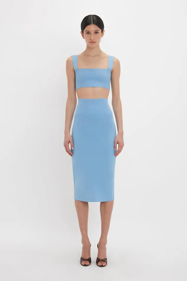 Shirts and Tops Women Victoria Beckham Strap Bandeau Top In Marina
