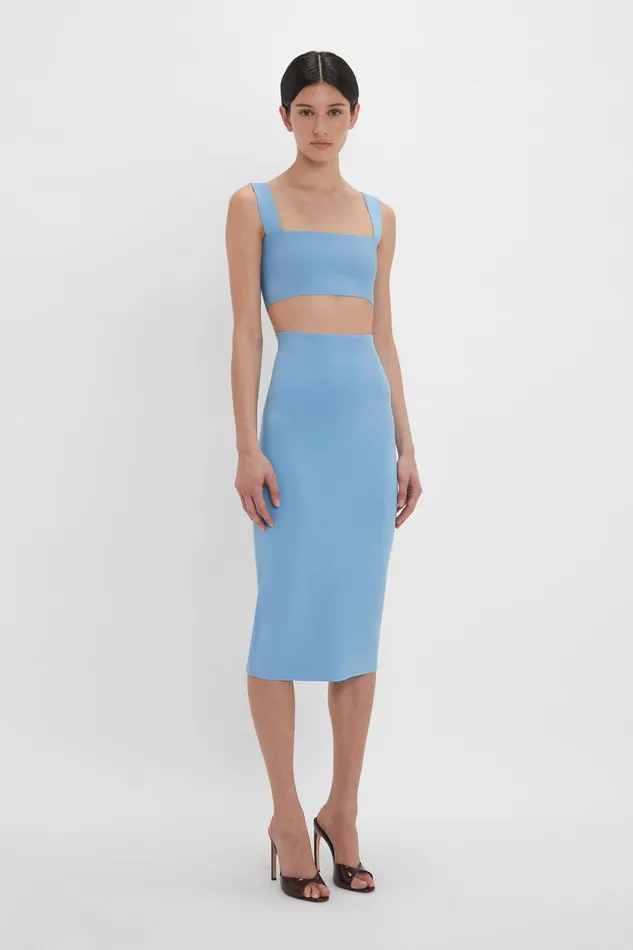 Shirts and Tops Women Victoria Beckham Strap Bandeau Top In Marina
