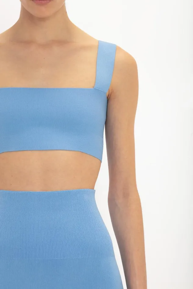 Shirts and Tops Women Victoria Beckham Strap Bandeau Top In Marina
