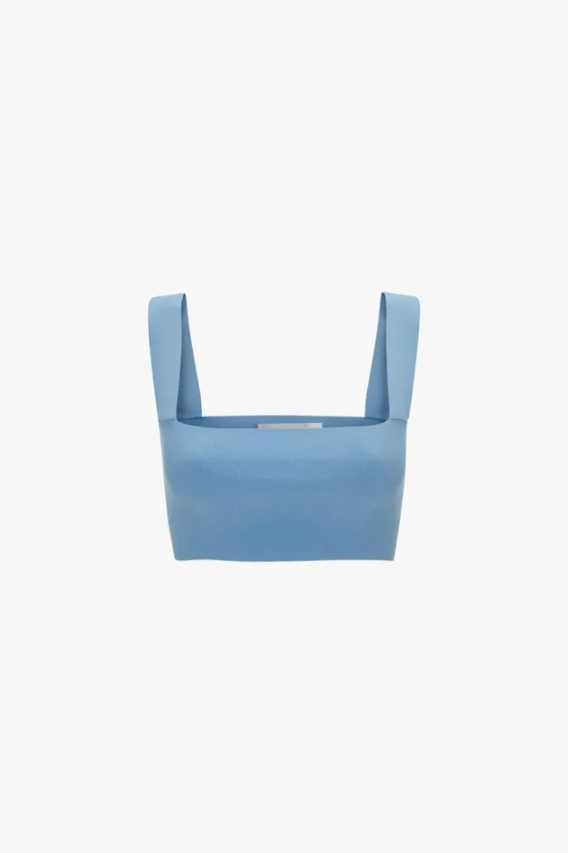 Shirts and Tops Women Victoria Beckham Strap Bandeau Top In Marina