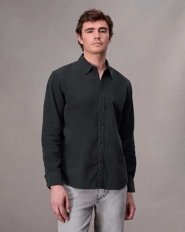 Shirts Men Rag and Bone Finch Corduroy Shirt Black