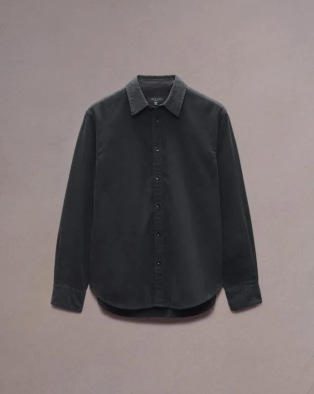 Shirts Men Rag and Bone Finch Corduroy Shirt Black