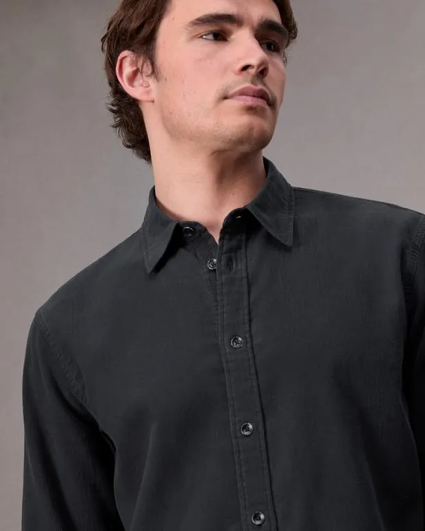 Shirts Men Rag and Bone Finch Corduroy Shirt Black