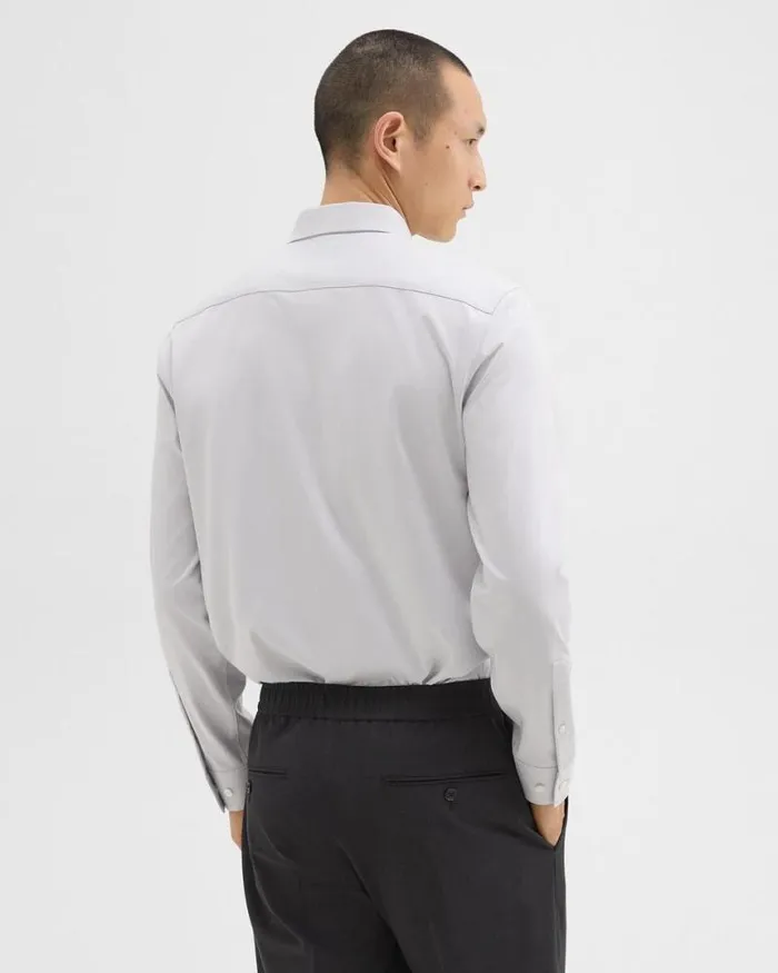 Shirts Men Theory Sylvain Shirt In Structure Knit Vapor Shirts Men Theory Sylvain Shirt In Structure Knit Vapor