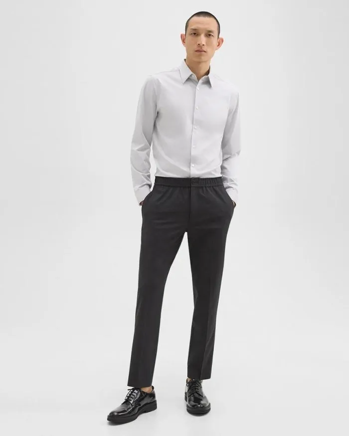 Shirts Men Theory Sylvain Shirt In Structure Knit Vapor Shirts Men Theory Sylvain Shirt In Structure Knit Vapor