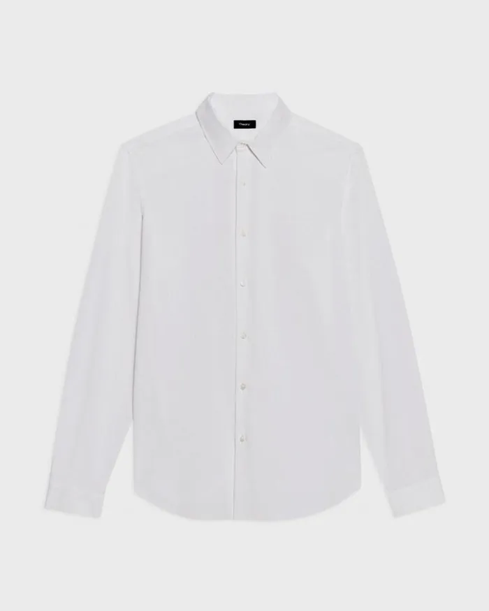 Shirts Men Theory Sylvain Shirt In Structure Knit Vapor Shirts Men Theory Sylvain Shirt In Structure Knit Vapor