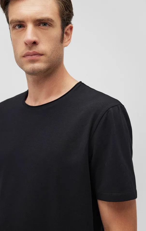 Short Sleeve TShirt In Black Men Mavi Jeans TShirts Short Sleeve TShirt In Black Men Mavi Jeans TShirts