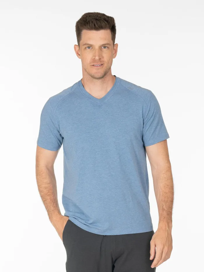 Short Sleeve TShirts Men Tasc Performance Carrollton Fitness VNeck TShirt
