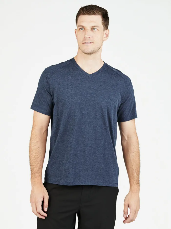 Short Sleeve TShirts Men Tasc Performance Carrollton Fitness VNeck TShirt