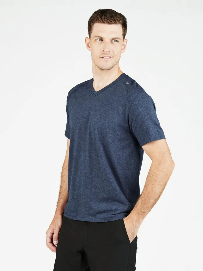 Short Sleeve TShirts Men Tasc Performance Carrollton Fitness VNeck TShirt