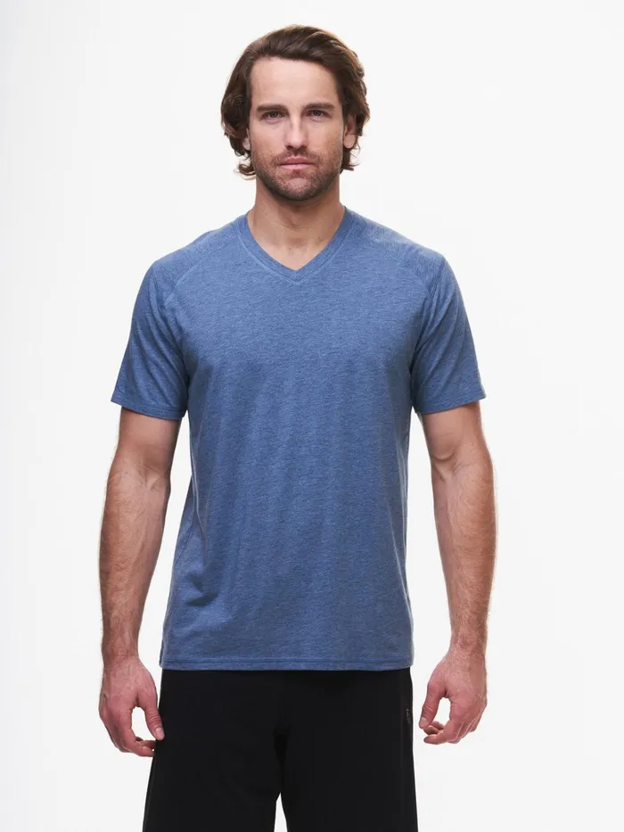 Short Sleeve TShirts Men Tasc Performance Carrollton Fitness VNeck TShirt