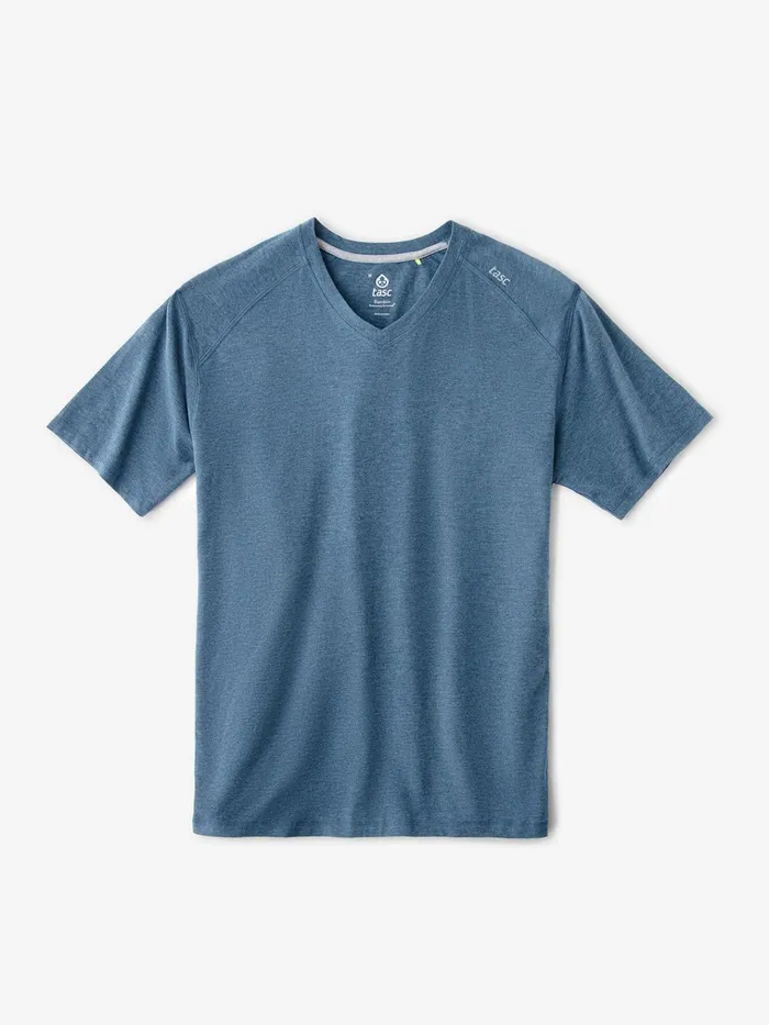 Short Sleeve TShirts Men Tasc Performance Carrollton Fitness VNeck TShirt