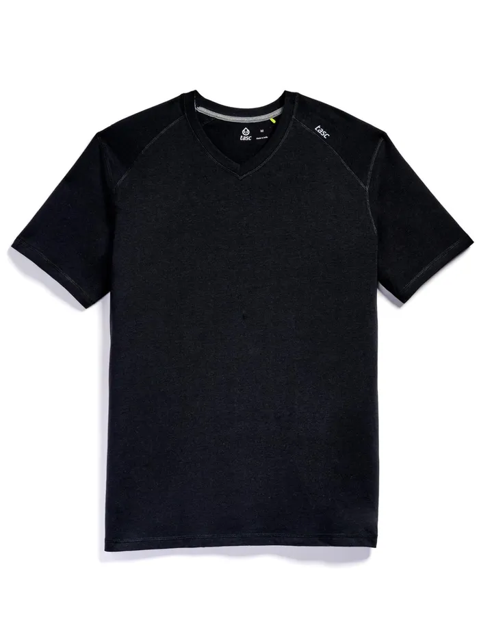 Short Sleeve TShirts Men Tasc Performance Carrollton Fitness VNeck TShirt