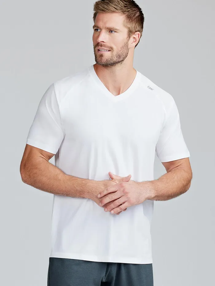 Short Sleeve TShirts Men Tasc Performance Carrollton Fitness VNeck TShirt