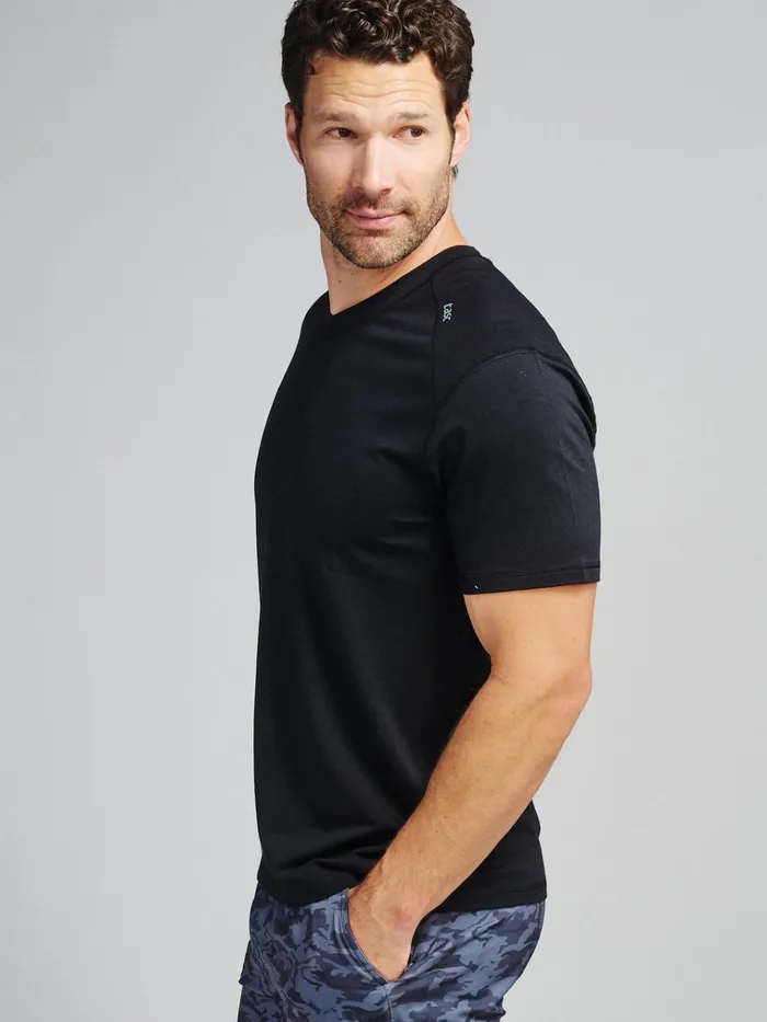 Short Sleeve TShirts Men Tasc Performance Carrollton Fitness VNeck TShirt