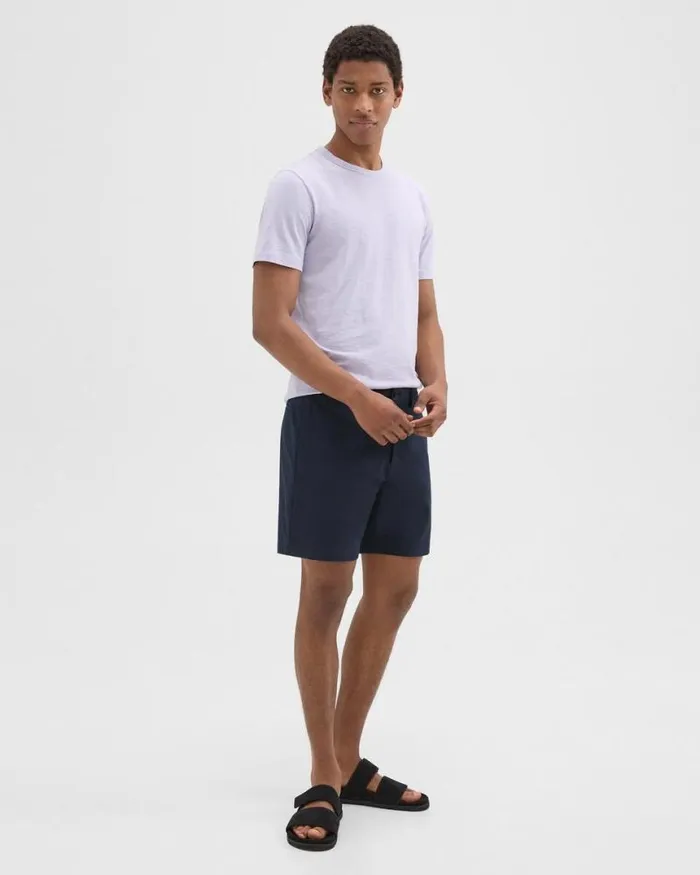 Shorts Men Theory Zaine Short In Stretch CottonBlend Baltic