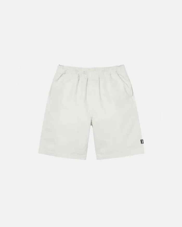 Shorts MenWomen Stussy BEACH SHORT BRUSHED COTTON Bone