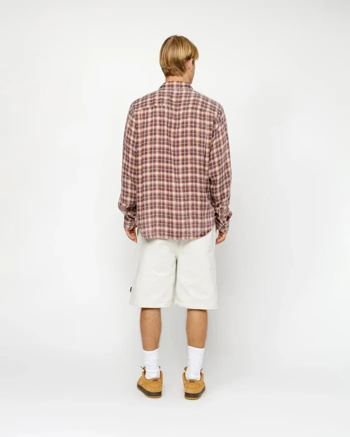 Shorts MenWomen Stussy BEACH SHORT BRUSHED COTTON Bone Shorts MenWomen Stussy BEACH SHORT BRUSHED COTTON Bone