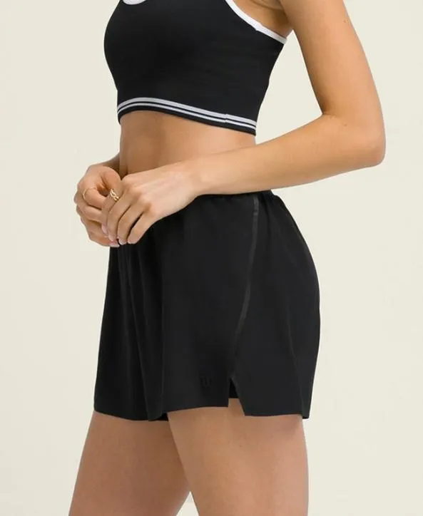Shorts Women Wilson Backswing Shorts Black Shorts Women Wilson Backswing Shorts Black