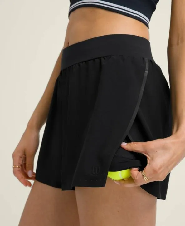 Shorts Women Wilson Backswing Shorts Black Shorts Women Wilson Backswing Shorts Black