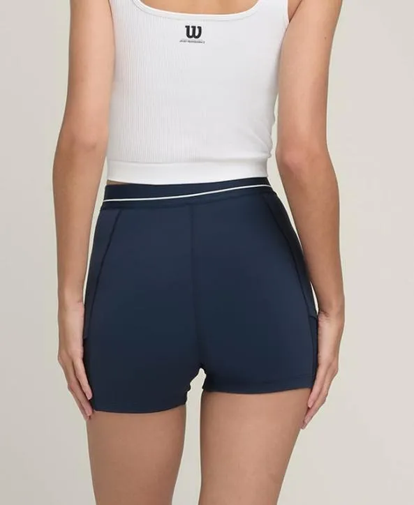 Shorts Women Wilson Tennis Ball Short Classic Navy