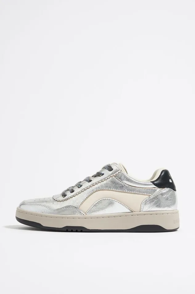 Silver Leather 13 57 Cupsole Sneaker Silver Women Bimba Y Lola Sneakers