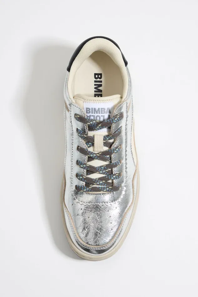 Silver Leather 13 57 Cupsole Sneaker Silver Women Bimba Y Lola Sneakers Silver Leather 13 57 Cupsole Sneaker Silver Women Bimba Y Lola Sneakers