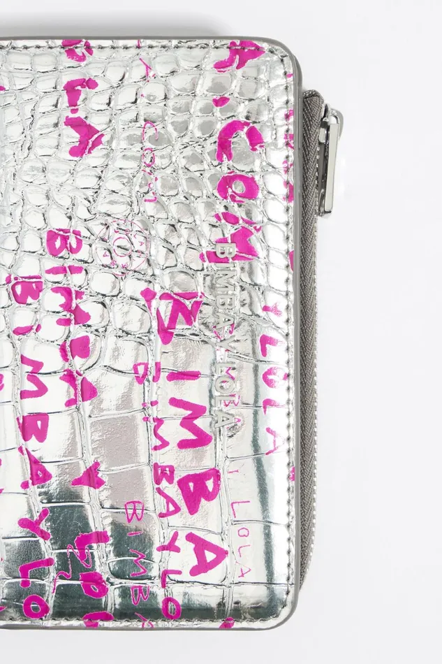 Silver Mock Croc Purse Bimbaylolacom Silver Women Bimba Y Lola Wallets And Coin Purses Silver Mock Croc Purse Bimbaylolacom Silver Women Bimba Y Lola Wallets And Coin Purses
