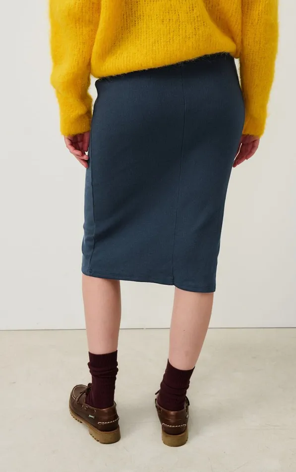 Skirt Blarow Melange Navy Women American Vintage Skirts Skirt Blarow Melange Navy Women American Vintage Skirts
