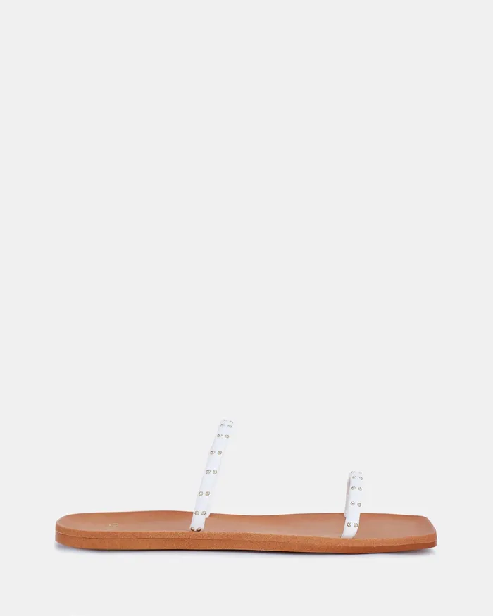 Slides Women NOVO Shoes SOLAINA WHITE Sandals