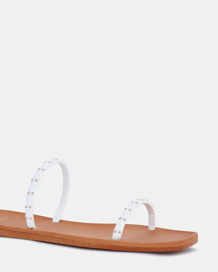 Slides Women NOVO Shoes SOLAINA WHITE Sandals