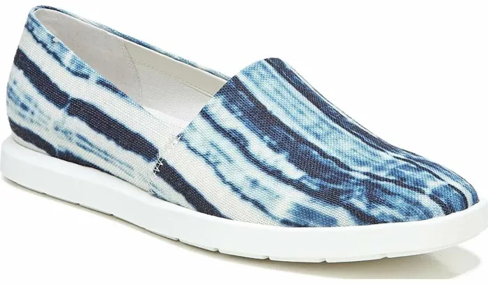 Sneakers Women Franco Sarto Franco Bonza Slip On Blue Canvas